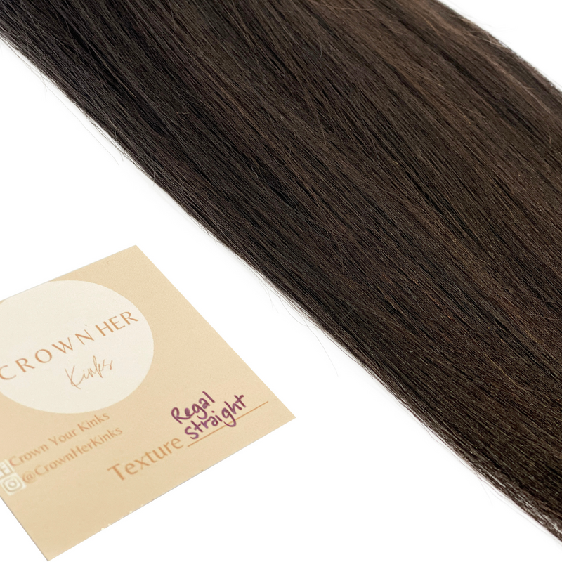 Yaki Straight Human Hair Clip In Extensions